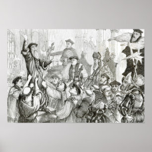 The Recantation of Archbishop Cranmer Poster