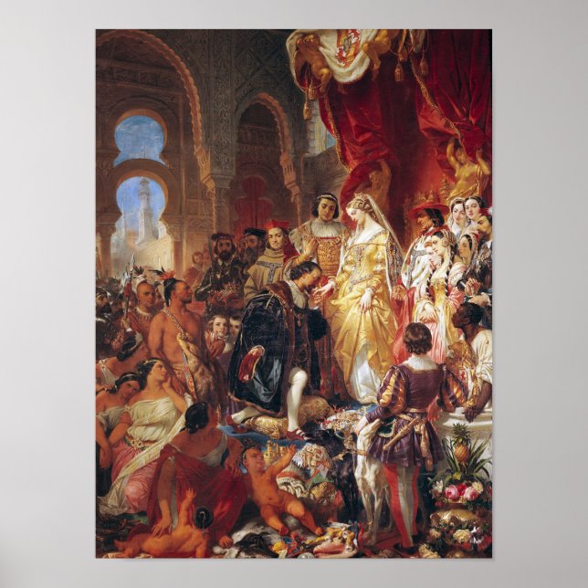 The Reception of Christopher Columbus Poster (Front)