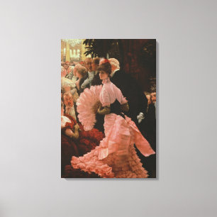 The Reception or, L'Ambitieuse (Political Woman) c Canvas Print