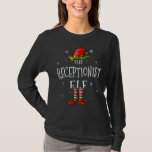 The Receptionist Elf Squad Funny Groupe Matching C T-Shirt<br><div class="desc">The Receptionist Elf Squad Funny Groupe Matching Christmas</div>