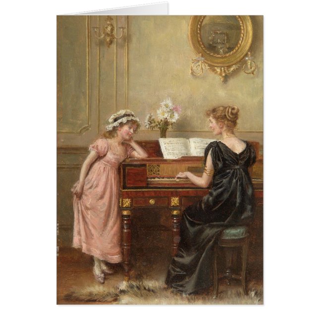 The Recital, by George Goodwin Kilburne (Front)