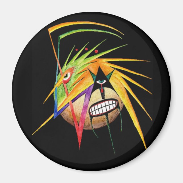 "The Reckoning" Mandala Magnet (Front)