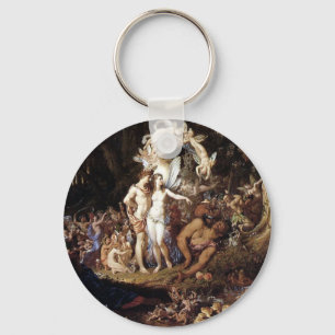 The Reconciliation of Titania and Oberon Key Ring