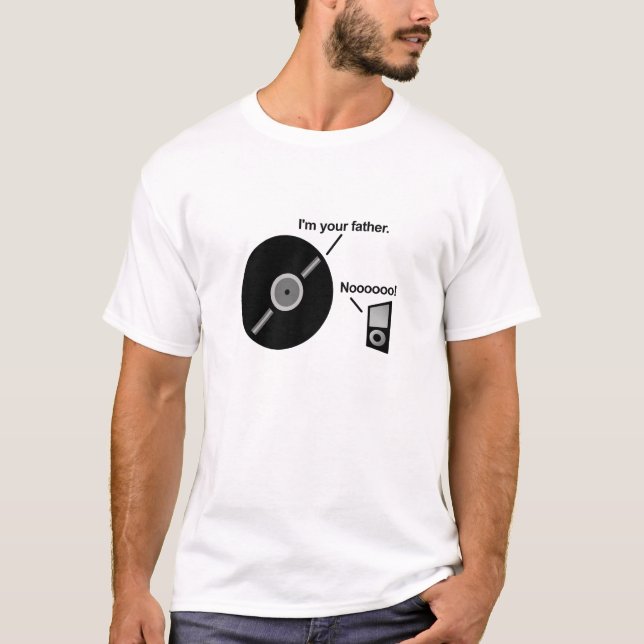 The Record Father Funny T-shirt (Front)
