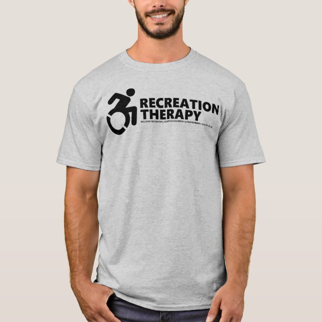 The Recreation Therapy Gray T-Shirt (Front)