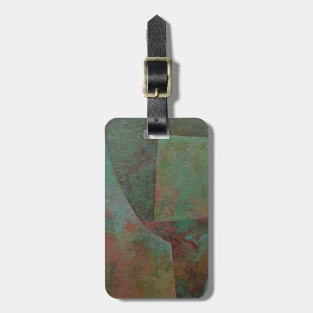 The Red and The Green Luggage Tag (Front Vertical)