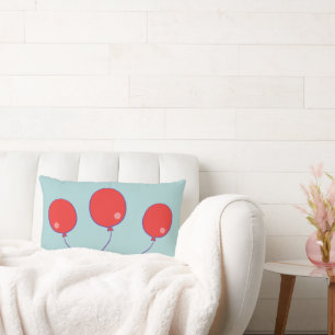 The Red Baloon Lumbar Pillow