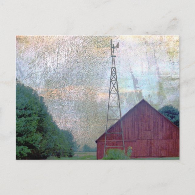 The Red Barn Postcard (Front)