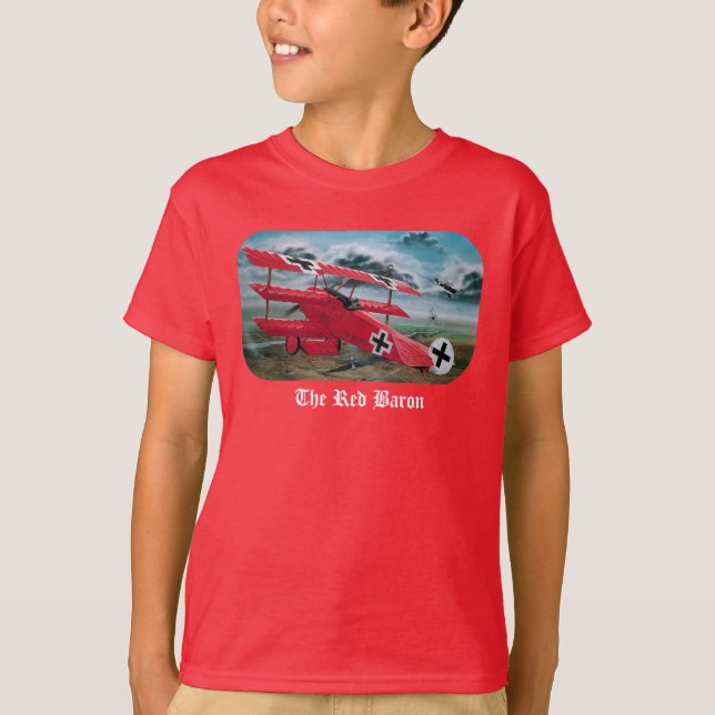 The Red Baron's Fokker triplane T-Shirt (Front)