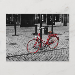 The red bicycle postcard