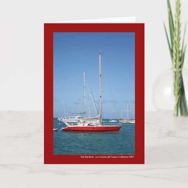 The Red Boat Card (Front)