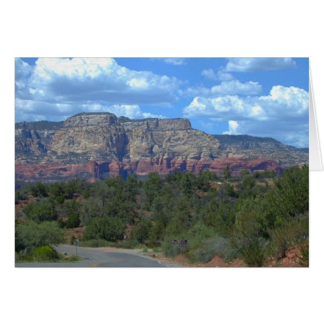 The Red Cliffs of Sedona--Card (Front Horizontal)