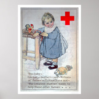 The Red Cross helps Europe's Babies (US00153) Poster