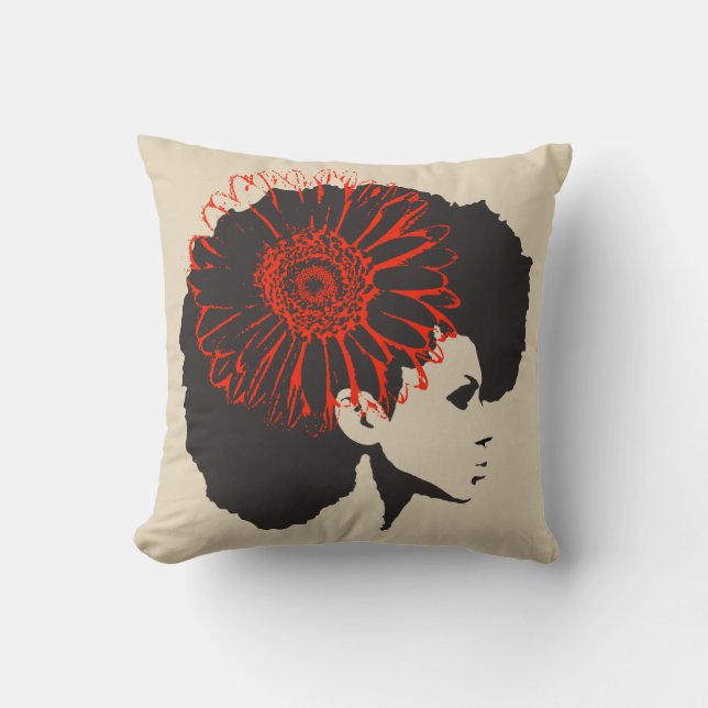 The Red Flower Cushion (Front)