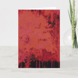 The Red Forest #3 Holiday Card