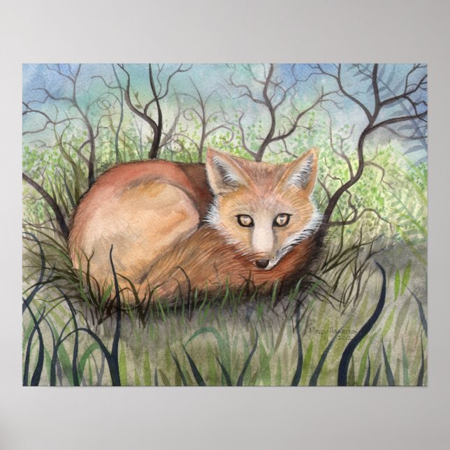The Red Fox Print (Front)