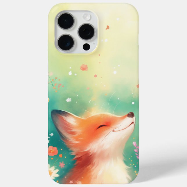 The Red Fox Smile Case-Mate iPhone Case (Back)