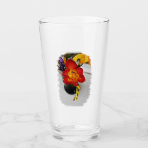 The red freesia glass