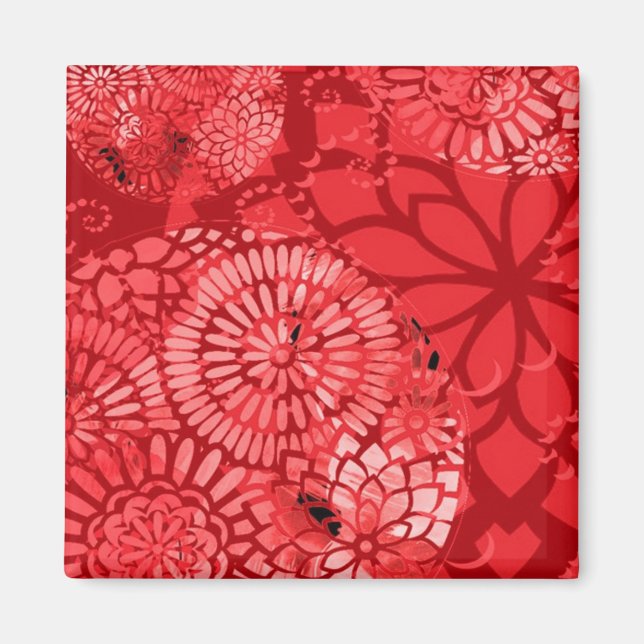 THE RED GARDEN MAGNET (Front)