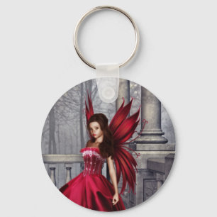 The Red Glamour Fairy Key Ring