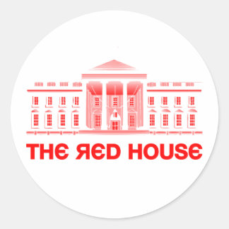 The Red House Classic Round Sticker