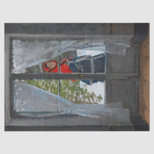 The Red Kerchief, Madame Monet by Claude Monet Tissue Paper