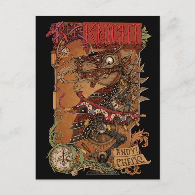 The Red Knight Postcard (Front)