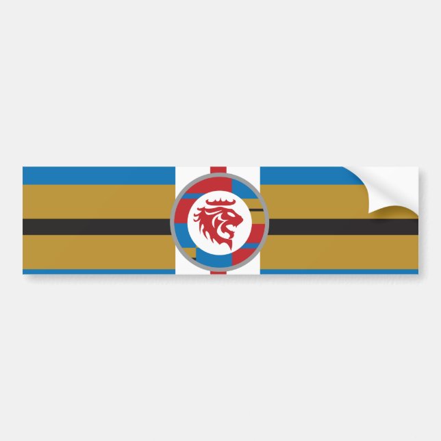 The Red Lion Bumper Sticker (Front)
