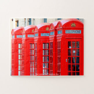 The Red London Telephone Box Jigsaw Puzzle