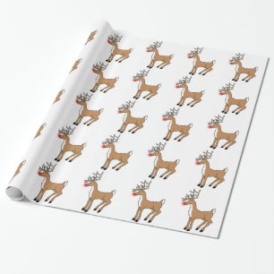 The Red Nosed Reindeer Wrapping Paper