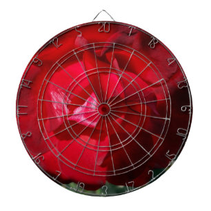 The red of autumn dartboard