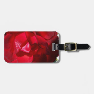 The red of autumn luggage tag