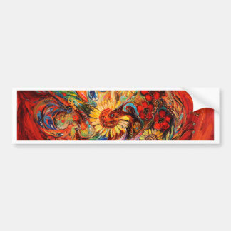 The Red on Red Bumper Sticker