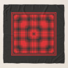 The Red Plaid Chiffon Scarf To Own
