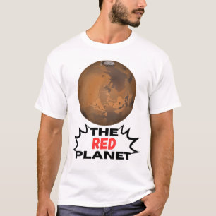 The Red Planet Mars T-Shirt – Cosmic Style