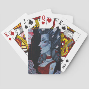 The Red Queen Art Wonderland Playing Cards