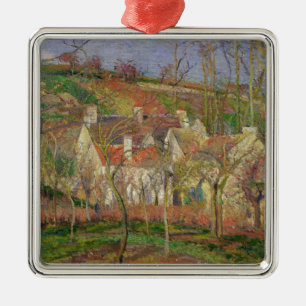 The Red Roofs, or Corner of a Village Metal Tree Decoration