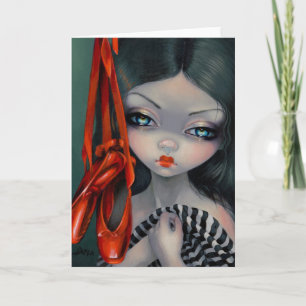 "The Red Shoes" Greeting Card