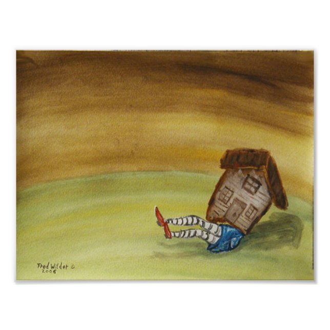 The Red Slippers Photo Print (Front)