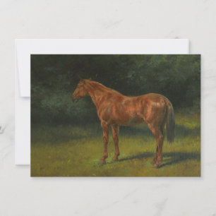 The Red Sorrel Horse (by Rosa Bonheur) Card