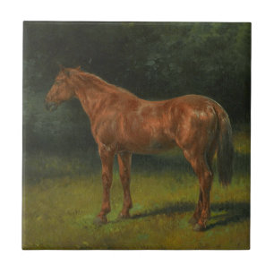 The Red Sorrel Horse (by Rosa Bonheur) Tile