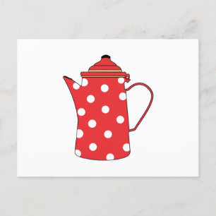 The Red Teapot Postcard