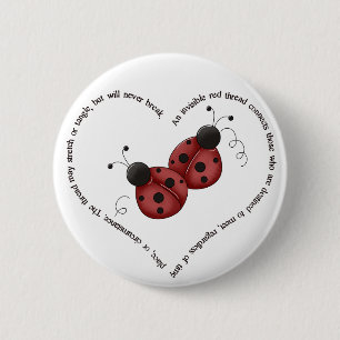 The Red Thread 6 Cm Round Badge