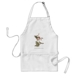 The Red-throated or Ruby-throated Hummingbird Standard Apron