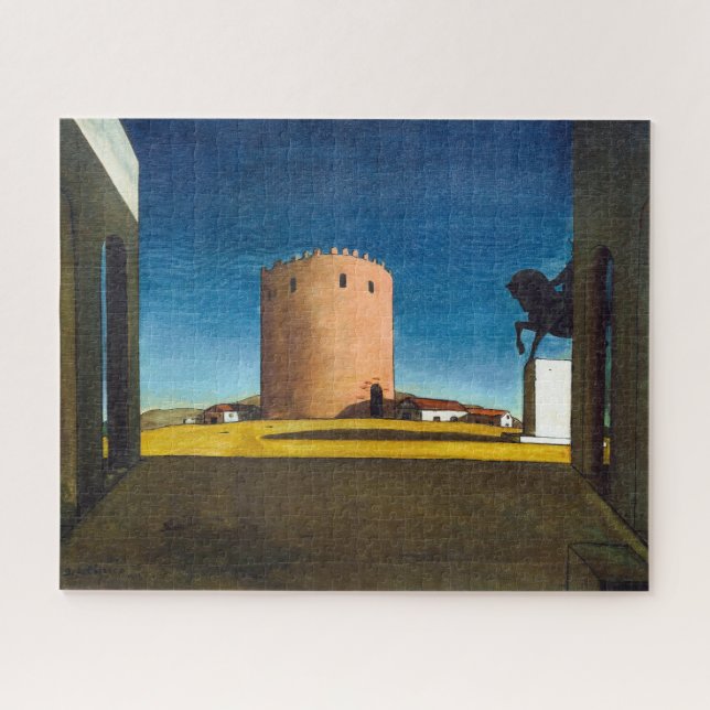 The Red Tower | Giorgio de Chirico |  Jigsaw Puzzle (Horizontal)