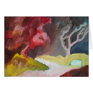 The Red Tree - Card