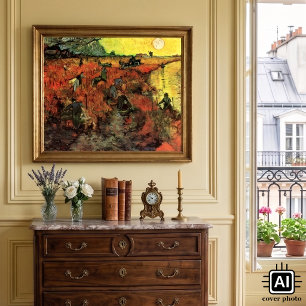The Red Vineyard by Vincent van Gogh Poster