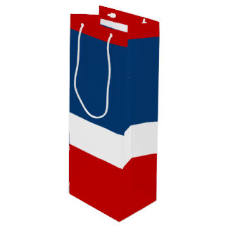 The Red White and Blue - Wine Gift Bag, Glossy Bag