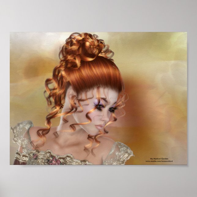 The Redhead - Beautiful Fantasy Themed Poster (Front)