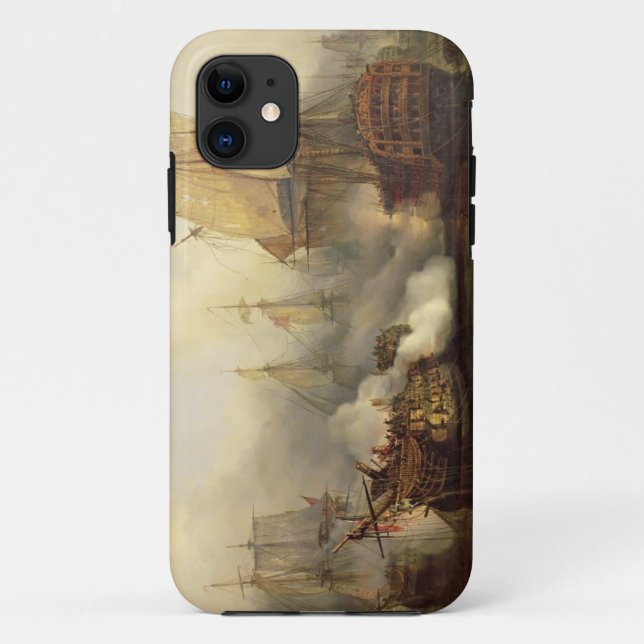 The Redoutable at Trafalgar, 21st October 1805 Case-Mate iPhone Case (Back)